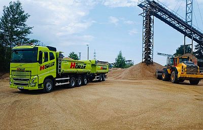 Nákladní auto Volvo FH13 sklápěcí vozidlo s vlekem