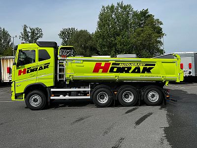 Nákladní auto Volvo FH13 sklápěcí vozidlo s vlekem