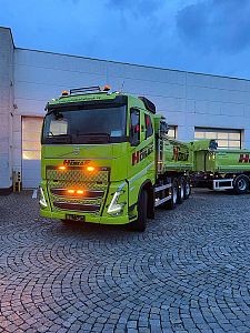 Nákladní auto Volvo FH13 sklápěcí vozidlo s vlekem