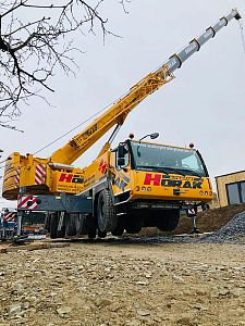 Pronájem autojeřábů s obsluhou