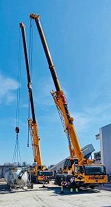 Pronájem autojeřábů s obsluhou