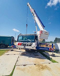 Pronájem autojeřábů s obsluhou